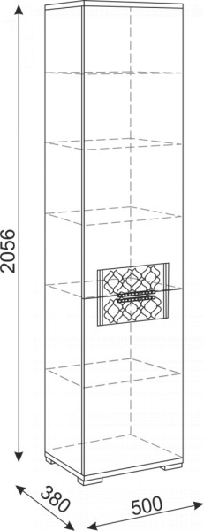 Стенка Тиффани модульная (Риннер) в Краснотурьинске - krasnoturinsk.mebel-e96.ru