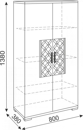 Стенка Тиффани модульная (Риннер) в Краснотурьинске - krasnoturinsk.mebel-e96.ru