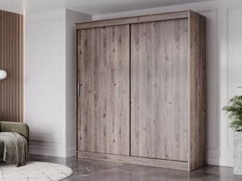 Шкаф-купе 2000 мм Гранд-1 ЛДСП, дуб горный (Эра) в Краснотурьинске - krasnoturinsk.mebel-e96.ru