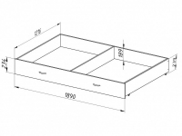 Кровать 2-х ярусная Гранада-2Я в Краснотурьинске - krasnoturinsk.mebel-e96.ru