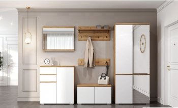 Прихожая Гретта №1 крафт золотой (Памир) в Краснотурьинске - krasnoturinsk.mebel-e96.ru