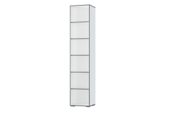 Шкаф 1 дв. Грей (УНИ) (МЛК) в Краснотурьинске - krasnoturinsk.mebel-e96.ru
