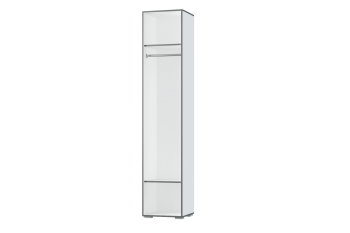 Шкаф 1 дв. Грей (УНИ) (МЛК) в Краснотурьинске - krasnoturinsk.mebel-e96.ru