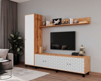 Стенка HYGGE комп.1 зигзаги (Мама) в Краснотурьинске - krasnoturinsk.mebel-e96.ru