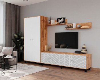 Стенка HYGGE комп.2 зигзаги (Мама) в Краснотурьинске - krasnoturinsk.mebel-e96.ru