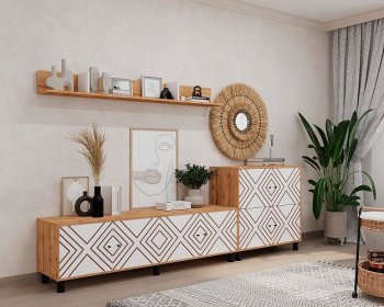 Стенка HYGGE комп.2 ромбы (Мама) в Краснотурьинске - krasnoturinsk.mebel-e96.ru