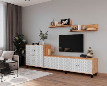 Стенка HYGGE комп.3 зигзаги (Мама) в Краснотурьинске - krasnoturinsk.mebel-e96.ru