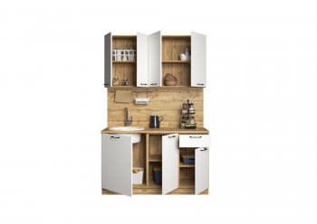 КУхонный гарнитур Хелмер 1400 мм (Сурская) в Краснотурьинске - krasnoturinsk.mebel-e96.ru