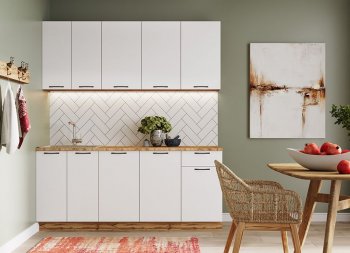 КУхонный гарнитур Хелмер 1800 мм (Сурская) в Краснотурьинске - krasnoturinsk.mebel-e96.ru