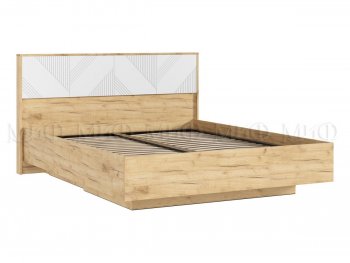 Кровать парящая Ирис крафт/белый (Миф) в Краснотурьинске - krasnoturinsk.mebel-e96.ru