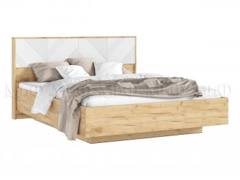 Кровать парящая Ирис крафт/белый (Миф) в Краснотурьинске - krasnoturinsk.mebel-e96.ru