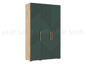 Шкаф 1350 мм Ирис с антресолью, крафт/грин (Миф) в Краснотурьинске - krasnoturinsk.mebel-e96.ru