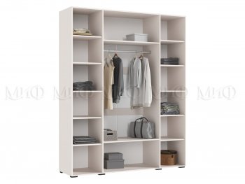 Шкаф 1800 мм Ирис с антресолью кашемир (Миф) в Краснотурьинске - krasnoturinsk.mebel-e96.ru