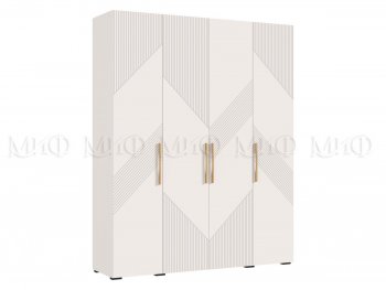 Шкаф 1800 мм Ирис с антресолью кашемир (Миф) в Краснотурьинске - krasnoturinsk.mebel-e96.ru