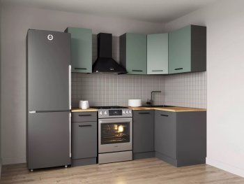 Кухонный гарнитур угловой Изумруд 2000х1200 в Краснотурьинске - krasnoturinsk.mebel-e96.ru