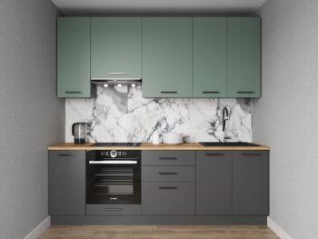 Кухонный гарнитур Изумруд 2400 мм Sanvut в Краснотурьинске - krasnoturinsk.mebel-e96.ru