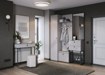 Прихожая Кашемир модульная (МЛК) в Краснотурьинске - krasnoturinsk.mebel-e96.ru