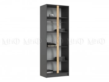 Шкаф 800 мм 2-х ств. Келвин графит  (Миф) в Краснотурьинске - krasnoturinsk.mebel-e96.ru