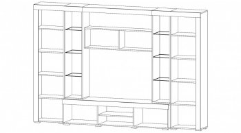 Стенка Кевин (Лин) в Краснотурьинске - krasnoturinsk.mebel-e96.ru