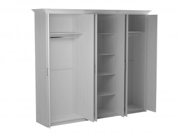 Шкаф 2700 мм 6-дверный Клер (СБК) в Краснотурьинске - krasnoturinsk.mebel-e96.ru