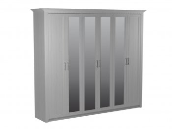 Шкаф 2700 мм 6-дверный Клер (СБК) в Краснотурьинске - krasnoturinsk.mebel-e96.ru
