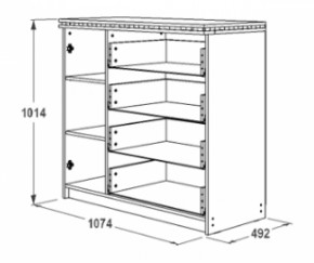 Комод-2 Ольга-13 в Краснотурьинске - krasnoturinsk.mebel-e96.ru