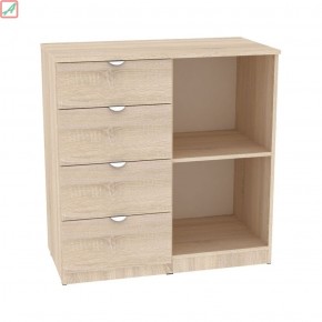 Комод Калисто К18 TR-2 Дуб сонома в Краснотурьинске - krasnoturinsk.mebel-e96.ru