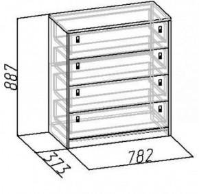 Комод Комфорт 12 в Краснотурьинске - krasnoturinsk.mebel-e96.ru