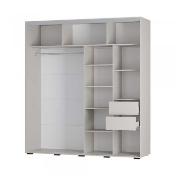 Шкаф-купе Крафт-6 кашемир 2000 мм (БТС) в Краснотурьинске - krasnoturinsk.mebel-e96.ru