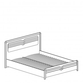 Кровать 1600 Фьорд 155 (Яна) в Краснотурьинске - krasnoturinsk.mebel-e96.ru