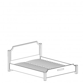 Кровать двойная 1600 Адель 452 (Яна) в Краснотурьинске - krasnoturinsk.mebel-e96.ru