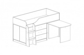 Кровать двухъярусная Каприз-6 (АстридМ) в Краснотурьинске - krasnoturinsk.mebel-e96.ru