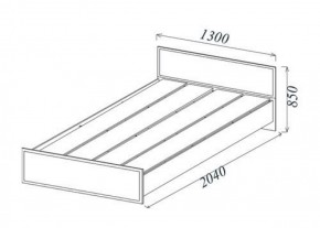 Кровать Классика 1200 в Краснотурьинске - krasnoturinsk.mebel-e96.ru