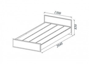 Кровать Классика 1400 в Краснотурьинске - krasnoturinsk.mebel-e96.ru