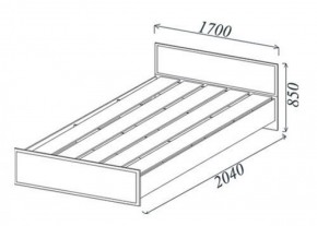 Кровать Классика 1600 в Краснотурьинске - krasnoturinsk.mebel-e96.ru