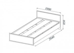 Кровать Классика 900 в Краснотурьинске - krasnoturinsk.mebel-e96.ru