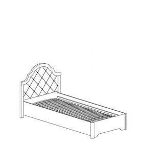 Кровать одинарная Флора 914 (Яна) в Краснотурьинске - krasnoturinsk.mebel-e96.ru