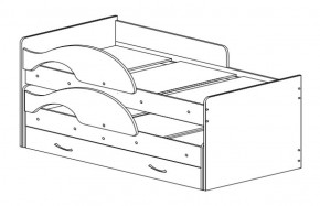 Кровать выкатная Радуга (Матрешка) 800*1600 в Краснотурьинске - krasnoturinsk.mebel-e96.ru