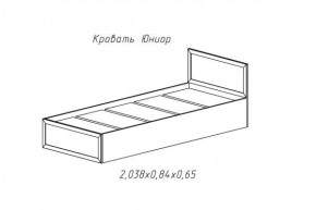 Кровать ЮНИОР (800х2000) (АстридМ) в Краснотурьинске - krasnoturinsk.mebel-e96.ru