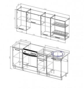 Кухонный гарнитур Лада 2000 в Краснотурьинске - krasnoturinsk.mebel-e96.ru