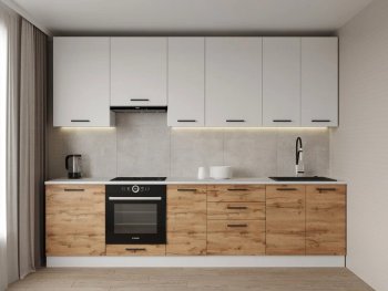 Кухонный гарнитур высокий Лада 3000 мм (Санвут) в Краснотурьинске - krasnoturinsk.mebel-e96.ru