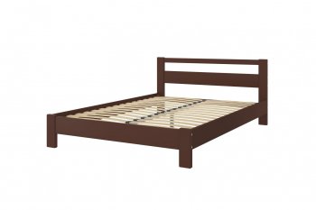 Кровать из массива Лана Орех (БМ) в Краснотурьинске - krasnoturinsk.mebel-e96.ru