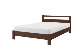 Кровать из массива Лана Орех (БМ) в Краснотурьинске - krasnoturinsk.mebel-e96.ru
