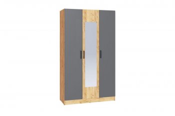 Шкаф 1200 мм Ларс крафт/графит (Микон) в Краснотурьинске - krasnoturinsk.mebel-e96.ru
