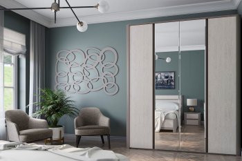 Спальный гарнитур Лацио, модульный (СБК) в Краснотурьинске - krasnoturinsk.mebel-e96.ru