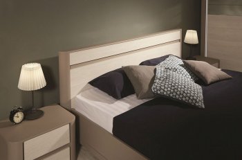 Кровать двуспальная Лацио (СБК) в Краснотурьинске - krasnoturinsk.mebel-e96.ru