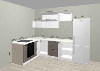 Угловой кухонный гарнитур Санвут 1516х2100 мм в Краснотурьинске - krasnoturinsk.mebel-e96.ru