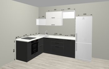 Угловой кухонный гарнитур Санвут 1516х2100 мм в Краснотурьинске - krasnoturinsk.mebel-e96.ru
