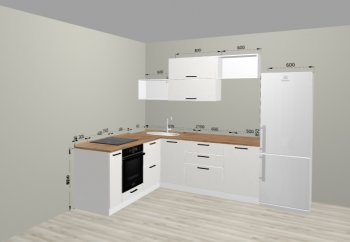 Угловой кухонный гарнитур Санвут 1516х2100 мм в Краснотурьинске - krasnoturinsk.mebel-e96.ru