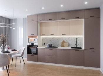 Кухонный гарнитур Латте 3400 мм (Санвут) в Краснотурьинске - krasnoturinsk.mebel-e96.ru